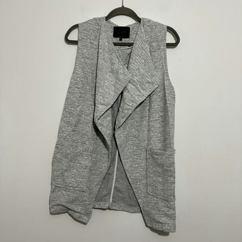 River Island Grey Size 10 Polyester Sleeveless Ladies Basic Jacket