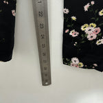 Dorothy Perkins Ladies Jumpsuit  One-Piece Black Size 16 Viscose     Floral Zip