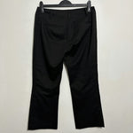 Next Ladies Trousers Cropped  Black Size 12 Polyester