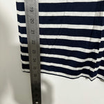 Dorothy Perkins Ladies Top  T-Shirt Blue Size 14 Viscose  Short Sleeve   Striped