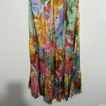 Next Ladies Dress Maxi  Multicoloured Size 16 Polyester   Midi  Halter Summer
