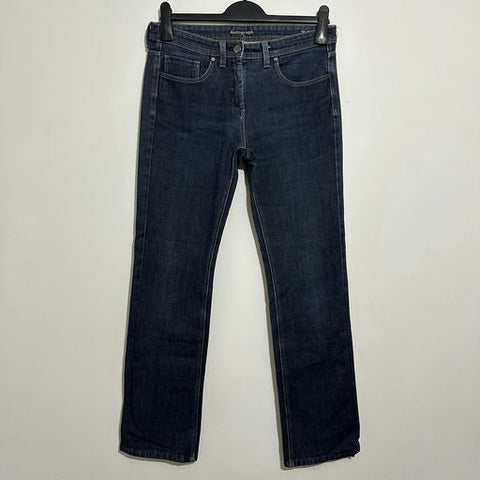 M&S Blue Skinny Jeans Size 12 Cotton Blend Stretch Ladies