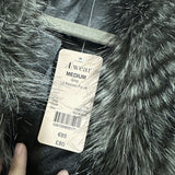 A Wear Ladies Jacket Basic Jacket  Grey Size M Medium Acrylic Blend     Raccoon