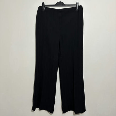 M&S Ladies Trousers Dress Pants  Black Size 16 Polyester     Long