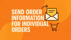 Send Order Information