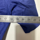M&S Ladies  Cardigan Purple Size 12 Cotton Blend V-Neck Cropped