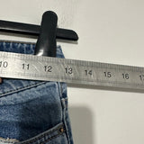 H&M Ladies Jeans Straight Blue Size EU 34 100% Cotton UK Size 6