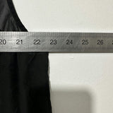 M&S Ladies Blouse Top  Black Size 20 Polyester Sleeveless Sheer