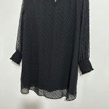 Next Black T-Shirt Dress Size 16 Sequin Short Petite Polyester