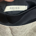 Reiss Ladies Beige Linen Mini Skirt Size 10 Short