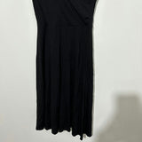 Boden Ladies Black Fit Flare Dress Size 8 Viscose Knee Length