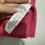 M&S Ladies  Cardigan Pink Size 6 Cotton Blend High Neck