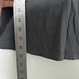 Nike Ladies Grey Activewear Top T-Shirt XS 100% Cotton V-Neck Short Sleeve