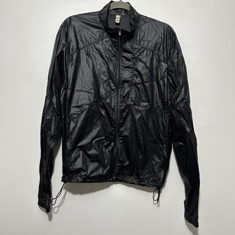 American Apparel  Ladies Jacket Rain Coat Black Size S Small Nylon Lightweight Z