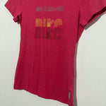 Nike Ladies Pink DRI-FIT Crew Neck T-Shirt XS 100% Cotton