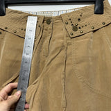 Karen Millen Ladies Trousers Cargo Brown Size 8 Lyocell