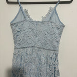 Quiz Blue Bodycon Dress Size 8 Midi Polyester