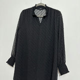 Next Black T-Shirt Dress Size 16 Sequin Short Petite Polyester