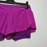 Nike Ladies Activewear Shorts Athletic Pink Size M Medium Polyester