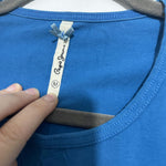 Pepe Jeans Blue T-Shirt Ladies Top Size M Medium Short Sleeve Cotton Blend