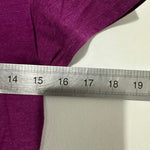 Under Armour Purple Cotton Blend T-Shirt Size S Small Short Sleeve V-Neck
