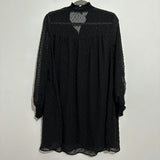 Next Black T-Shirt Dress Size 16 Sequin Short Petite Polyester