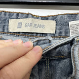 Gap Ladies Skirt Mini Blue Size US 6 100% Cotton Short UK Size 10 Denim