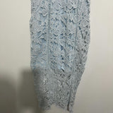 Quiz Blue Bodycon Dress Size 8 Midi Polyester