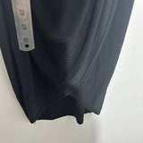 MissGuided Ladies Dress Bodycon Black Size 6 Polyamide Short Wrap Halter Neck