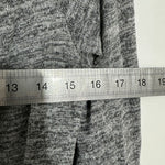 Dorothy Perkins Grey V-Neck Jumper Cardigan Size 10 Wrap Front Viscose