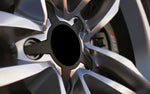 Black Standard Universal Fit Alloy Wheel Centre Cap Badges (Pack of 4)