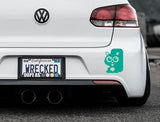 Adorable Beaver Bumper Car Sticker