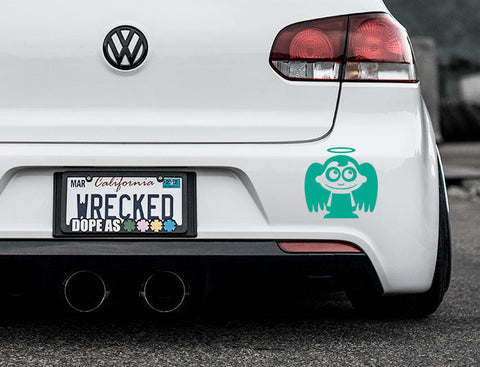 Adorable Angel Bumper Car Sticker