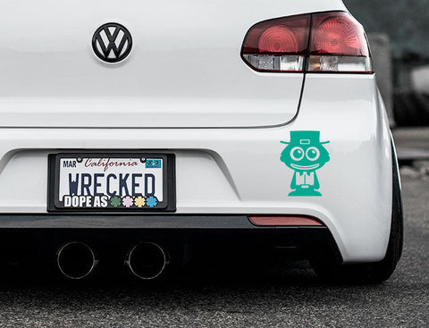 Adorable Irish Bumper Car Sticker