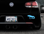 Lizard Bumper Car Sticker