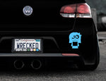 Adorable Girl Bumper Car Sticker
