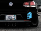 Adorable Beaver Bumper Car Sticker