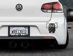 Adorable Elephant Bumper Car Sticker