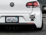 Adorable Rat Bumper Car Sticker