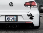 Adorable Dragon Bumper Car Sticker