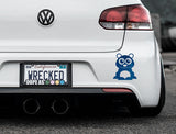 Adorable Bear Bumper Car Sticker