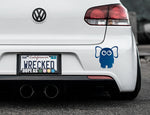 Adorable Elephant Bumper Car Sticker