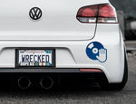 DJ Music Bumper Car Sticker