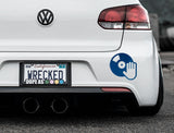 DJ Music Bumper Car Sticker