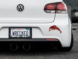 Dolphin Bumper Car Sticker