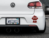 Adorable Baby Bumper Car Sticker