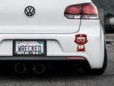 Adorable Policeman Bumper Car Sticker