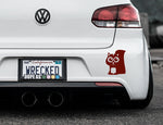 Adorable Skunk Bumper Car Sticker