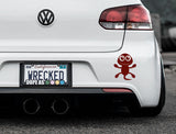 Adorable Lizard Bumper Car Sticker