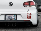 Adorable Astronaut Bumper Car Sticker
